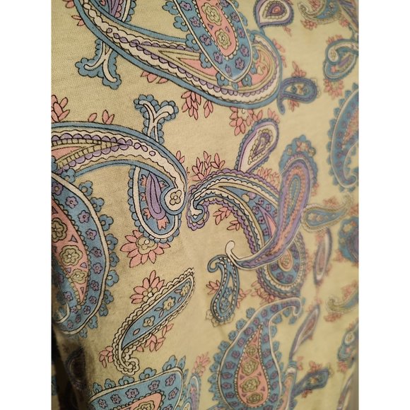 Pre-2000's  Quilted Paisley Reversible Sweater - Picture 6 of 8